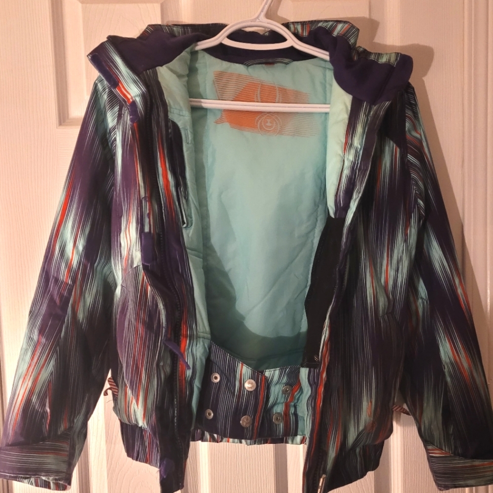 Multicolored Ski Coat - Picture 3 of 4